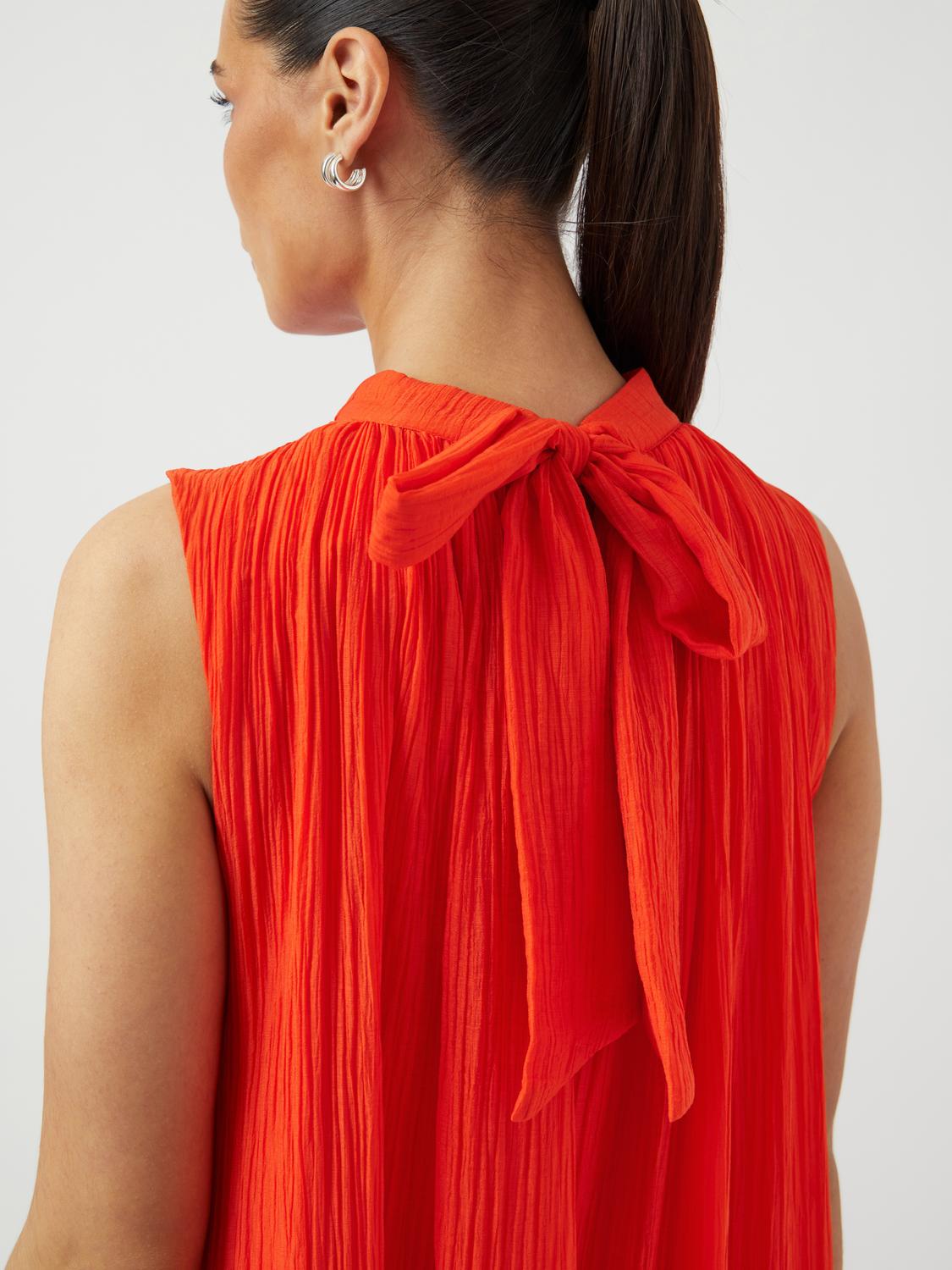 YASTWIGSY Long Dress - Cherry Tomato - VERO MODA & VILA Bergvik